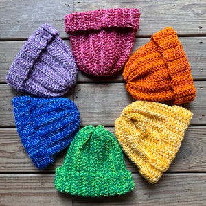 Handmade, 20+ Colors Available! Colorful Crochet Beanie / Winter Hat / Handmade Beanie
